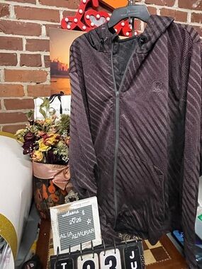 AND1 l Mens Multicolor Full Zip Elastic Hem Pocket Athletic Jacket 153AND1